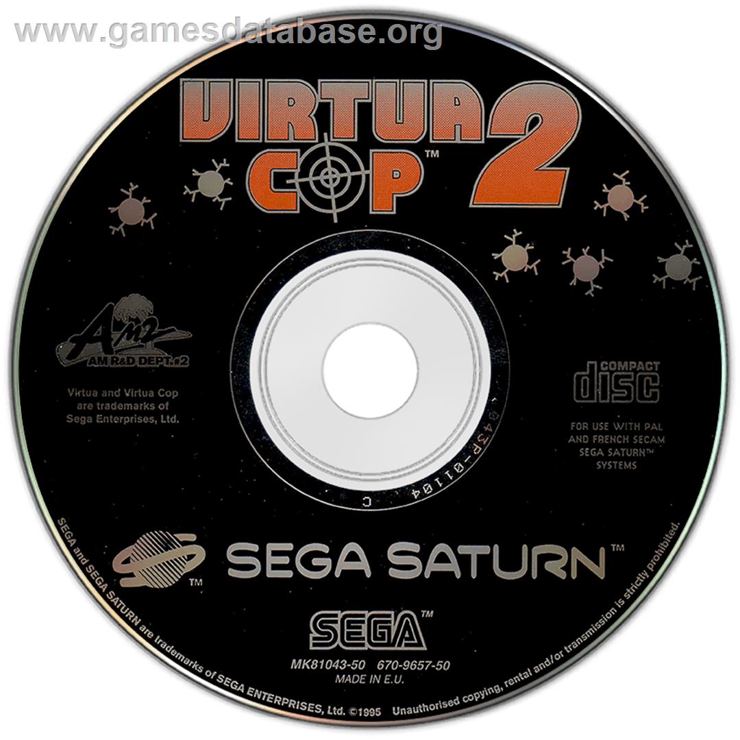 Virtua Cop 2 - Sega Saturn - Artwork - Disc