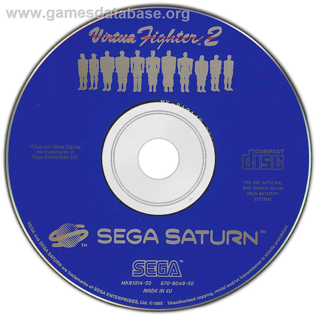 Virtua Fighter 2 - Sega Saturn - Artwork - Disc