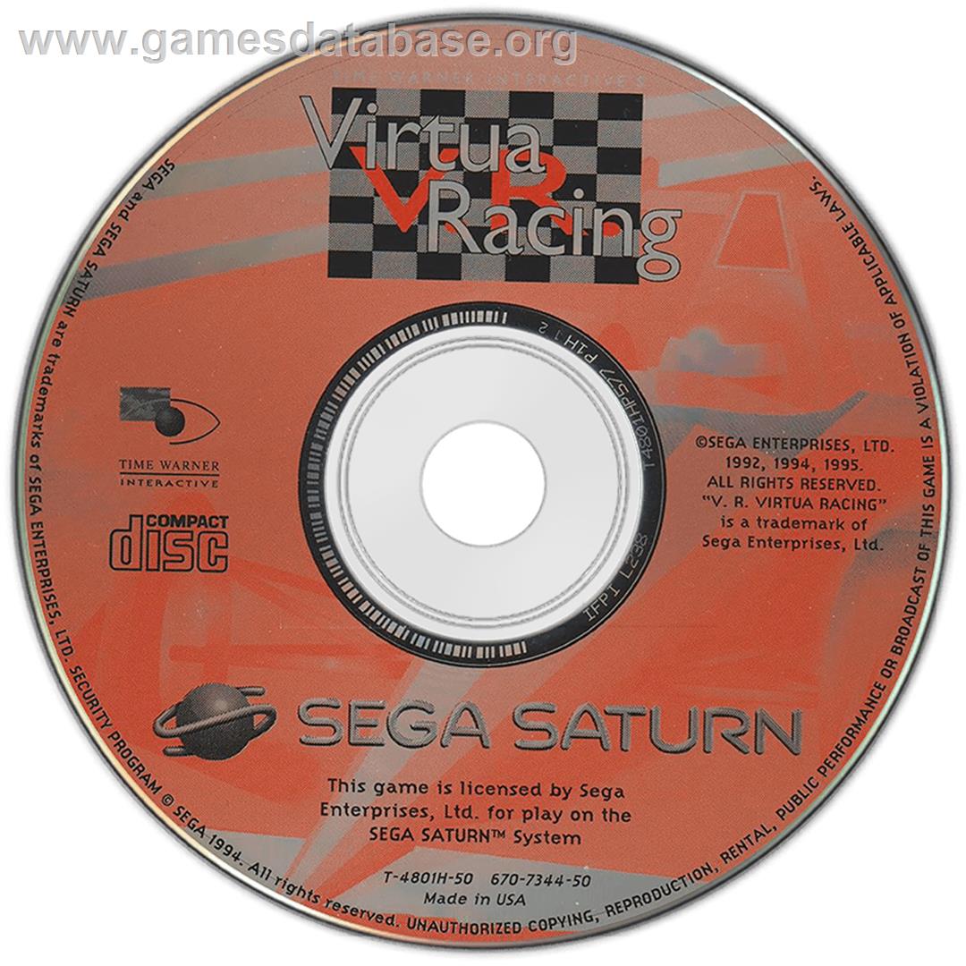 Virtua Racing - Sega Saturn - Artwork - Disc
