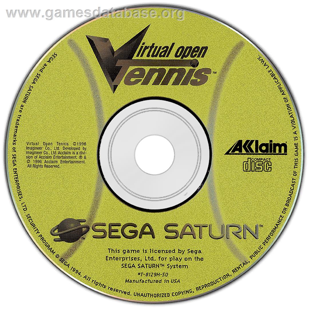 Virtual Open Tennis - Sega Saturn - Artwork - Disc