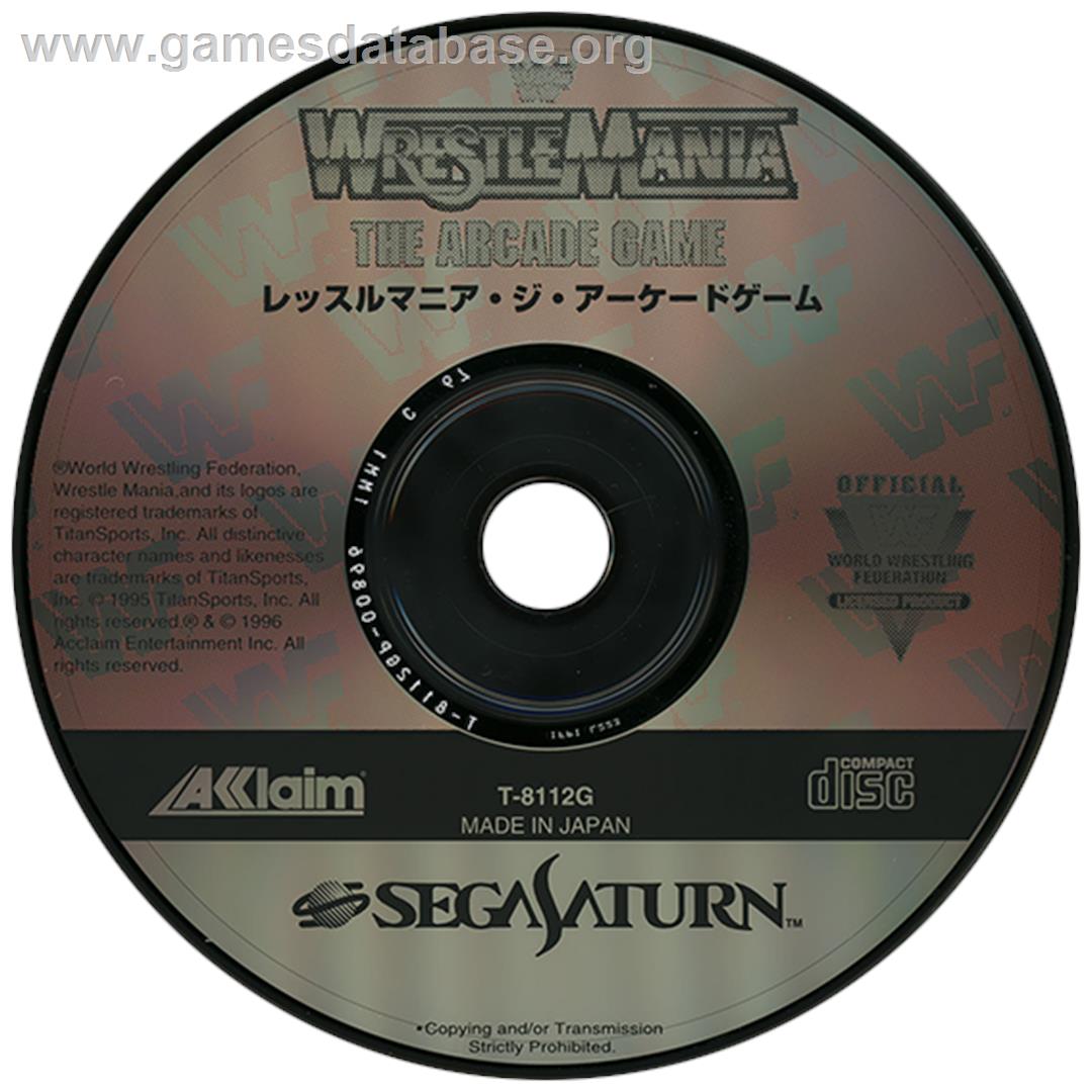 WWF Wrestlemania - Sega Saturn - Artwork - Disc