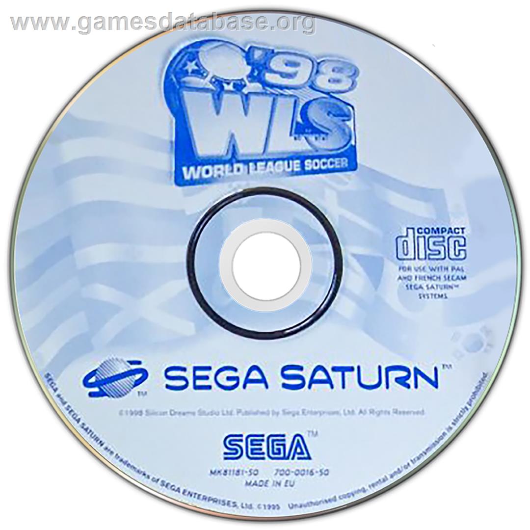 World League Soccer '98 - Sega Saturn - Artwork - Disc