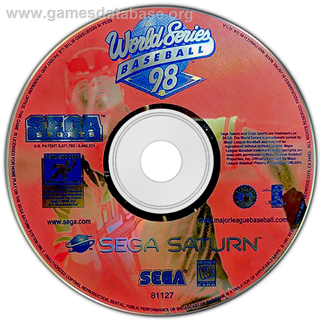 World Series Baseball '98 - Sega Saturn - Artwork - Disc