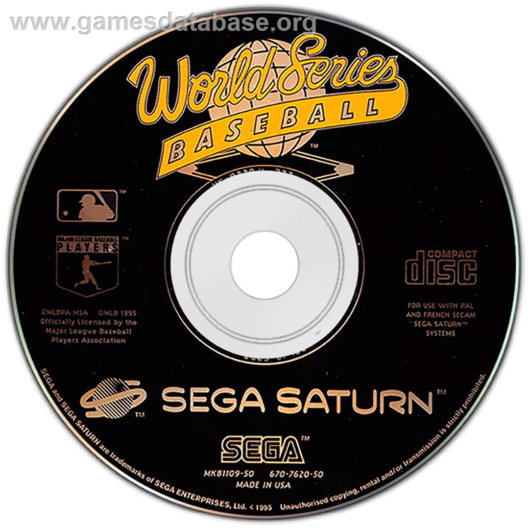 World Series Baseball - Sega Saturn - Artwork - Disc