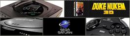 Arcade Cabinet Marquee for Duke Nukem 3D.