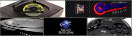 Arcade Cabinet Marquee for Hyper 3D Taisen Battle: Gebockers.