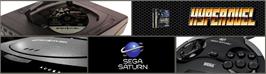 Arcade Cabinet Marquee for Hyper Duel.