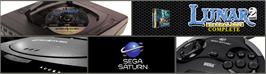 Arcade Cabinet Marquee for Lunar 2: Eternal Blue.