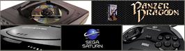 Arcade Cabinet Marquee for Panzer Dragoon.