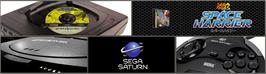 Arcade Cabinet Marquee for Sega Ages Space Harrier.