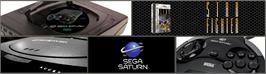 Arcade Cabinet Marquee for Star Fighter 3000.