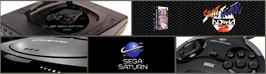 Arcade Cabinet Marquee for Street Fighter Alpha 2.