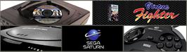 Arcade Cabinet Marquee for Virtua Fighter.