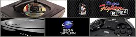 Arcade Cabinet Marquee for Virtua Fighter Remix.
