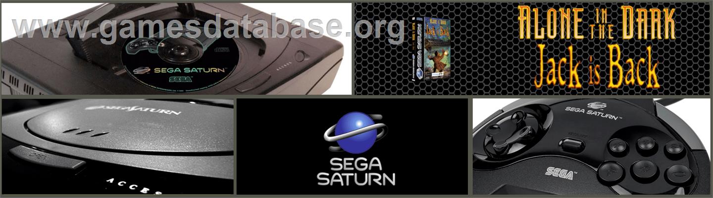 Alone in the Dark: Jack is Back - Sega Saturn - Artwork - Marquee