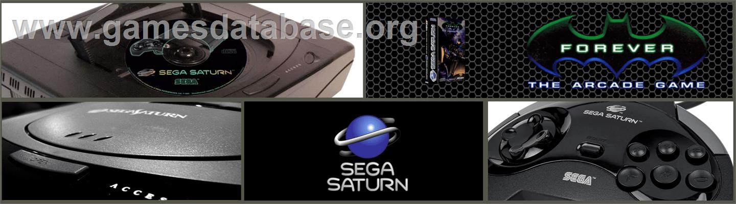 Batman Forever - Sega Saturn - Artwork - Marquee
