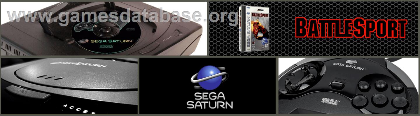 BattleSport - Sega Saturn - Artwork - Marquee