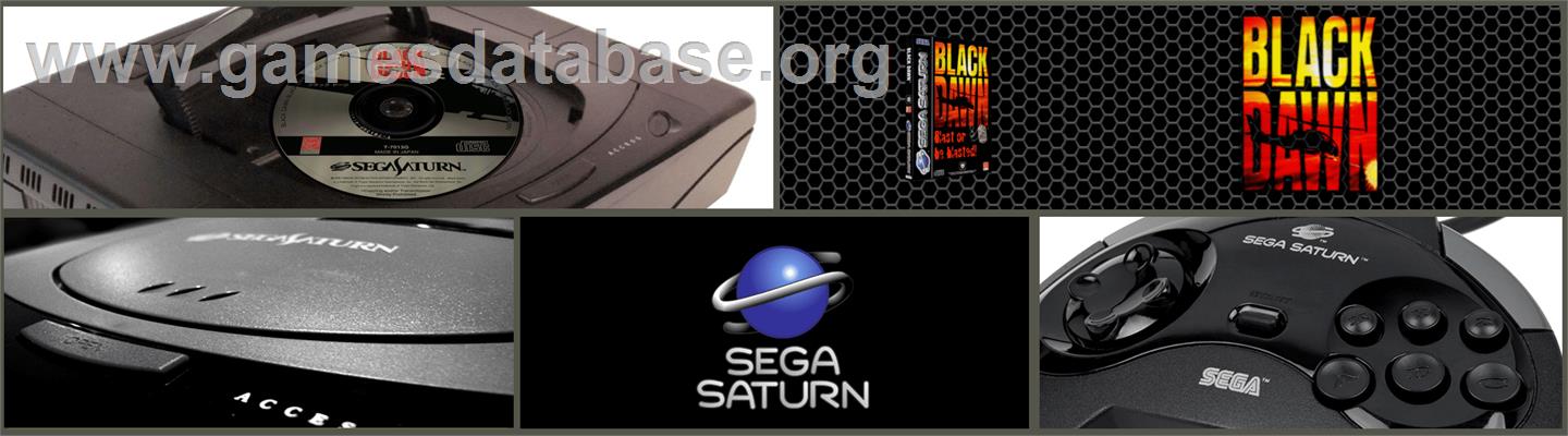 Black Dawn - Sega Saturn - Artwork - Marquee