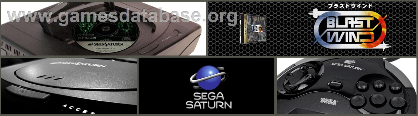 Blast Wind - Sega Saturn - Artwork - Marquee