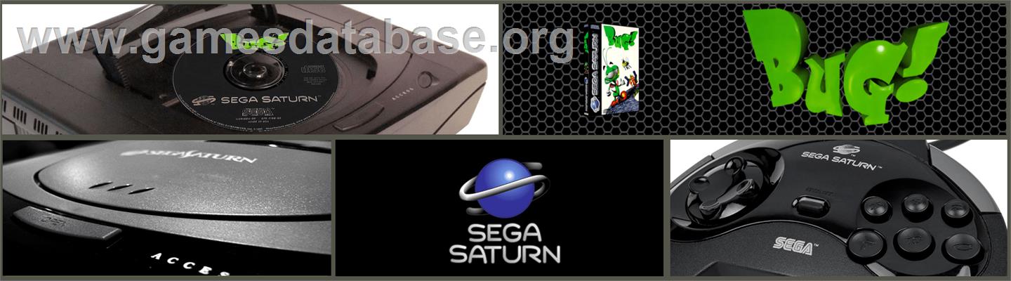 Bug - Sega Saturn - Artwork - Marquee