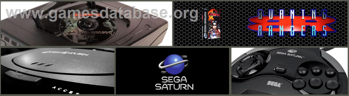 Burning Rangers - Sega Saturn - Artwork - Marquee