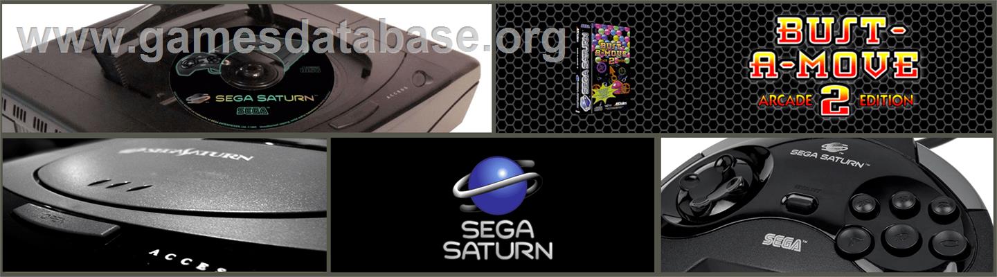 Bust-A-Move 2 - Arcade Edition - Sega Saturn - Artwork - Marquee