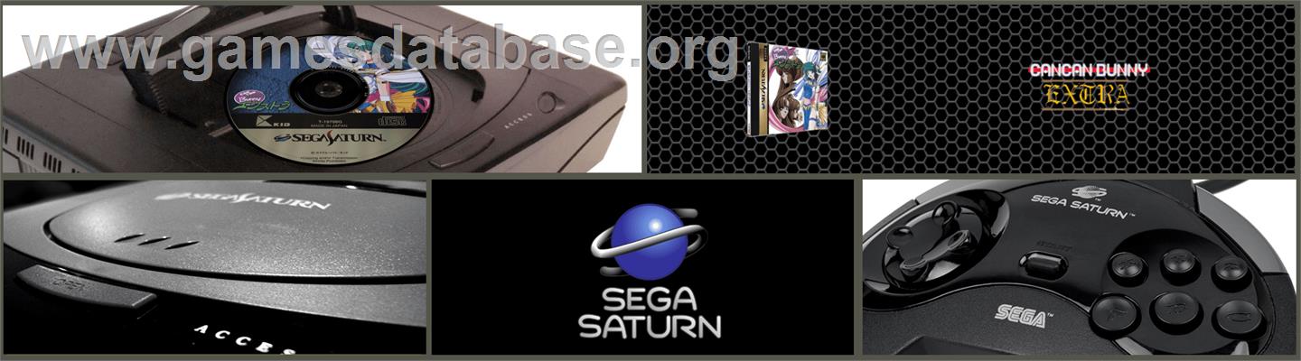 Can Can Bunny Extra - Sega Saturn - Artwork - Marquee