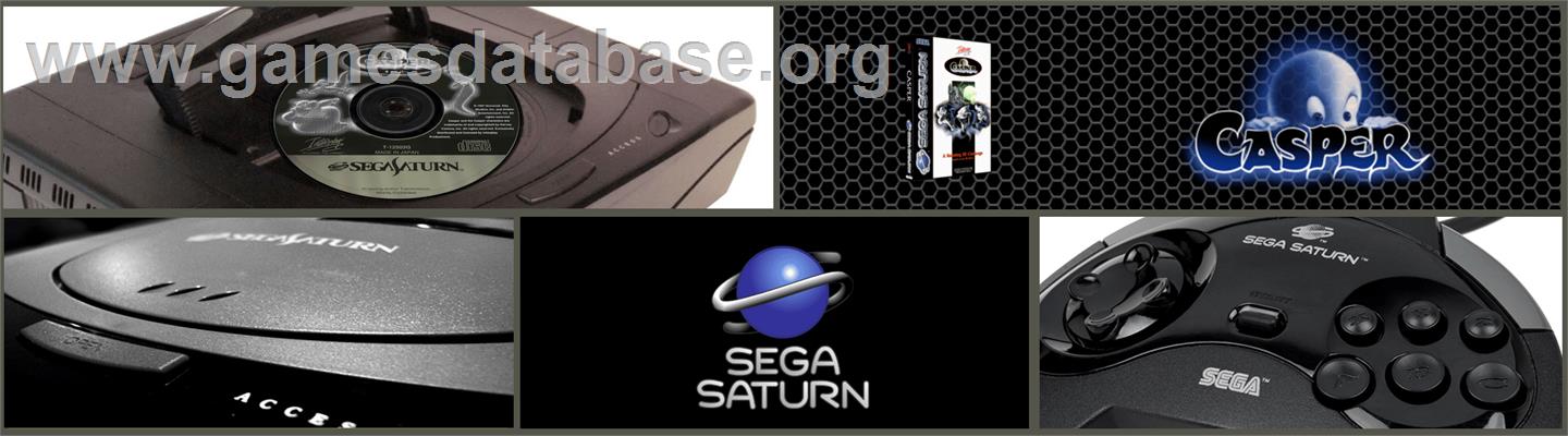 Casper - Sega Saturn - Artwork - Marquee