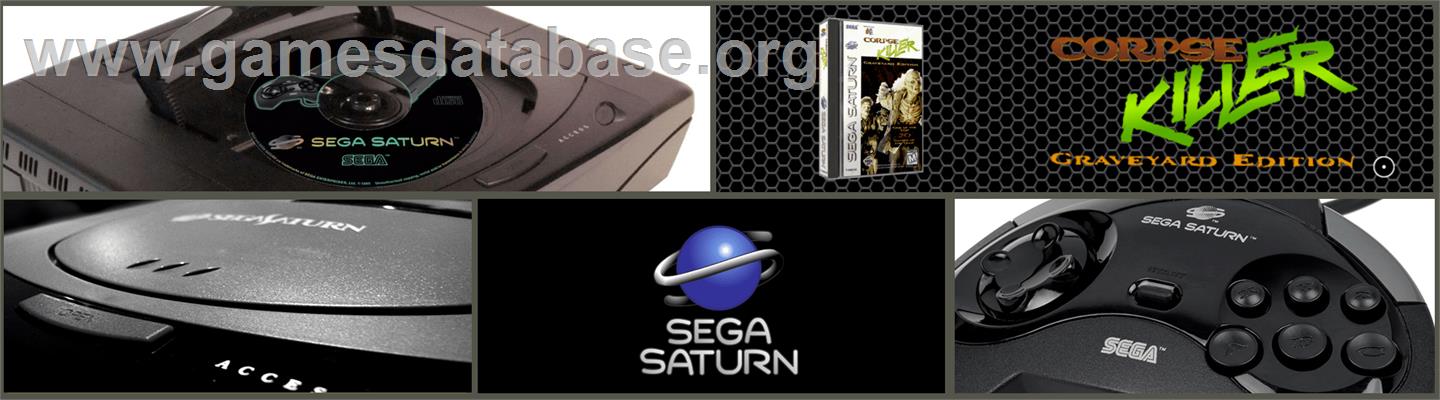 Corpse Killer - Graveyard Edition - Sega Saturn - Artwork - Marquee