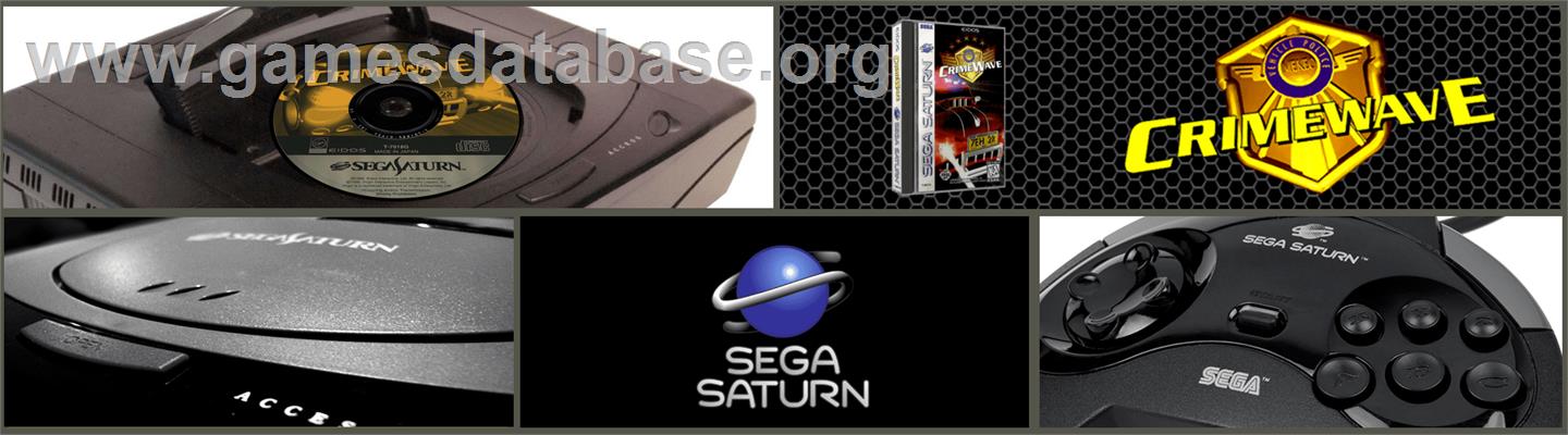 Crime Wave - Sega Saturn - Artwork - Marquee