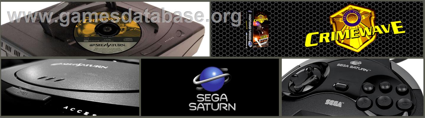 Crimewave - Sega Saturn - Artwork - Marquee