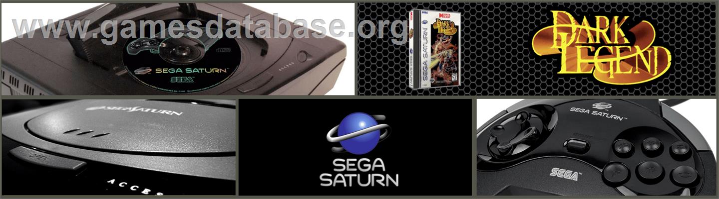 Dark Legend - Sega Saturn - Artwork - Marquee
