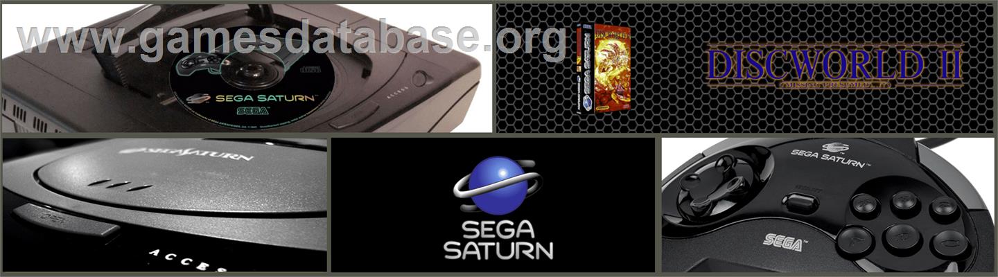 Discworld 2 - Missing Presumed...!? - Sega Saturn - Artwork - Marquee
