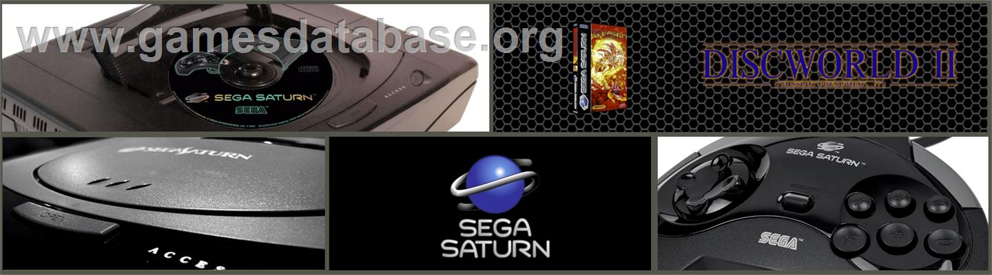 Discworld II: Missing, presumed... ! - Sega Saturn - Artwork - Marquee