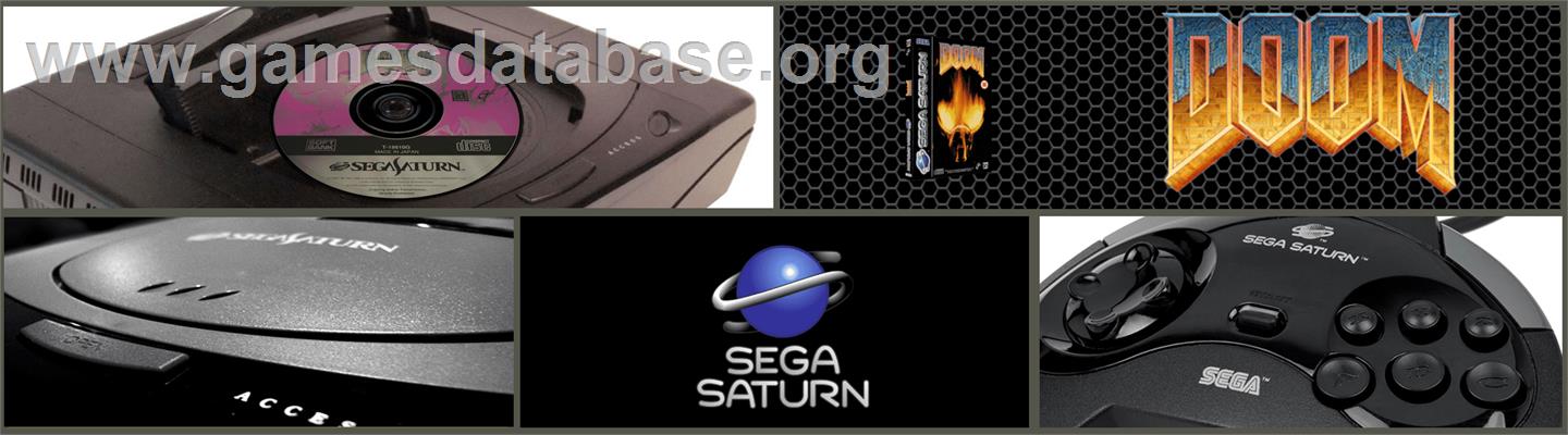 Doom - Sega Saturn - Artwork - Marquee