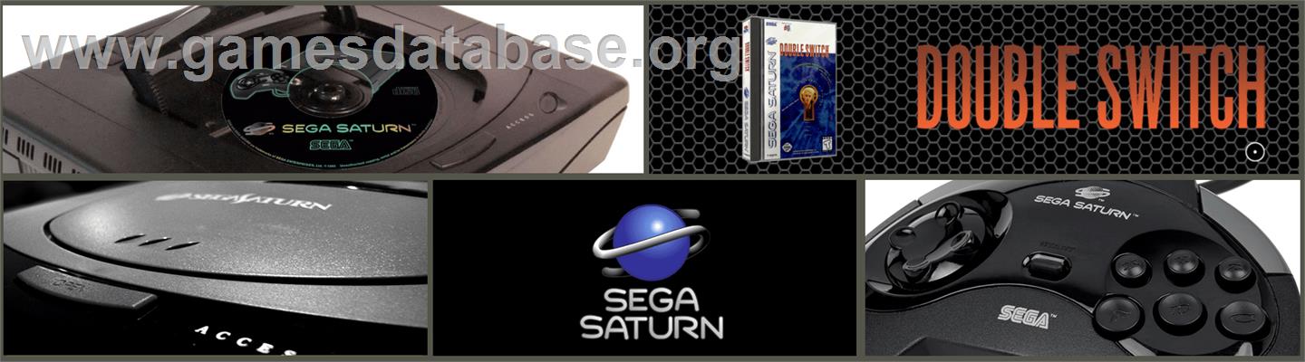 Double Switch - Sega Saturn - Artwork - Marquee