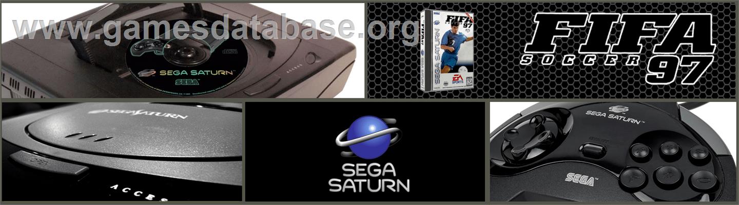 FIFA 97 - Sega Saturn - Artwork - Marquee