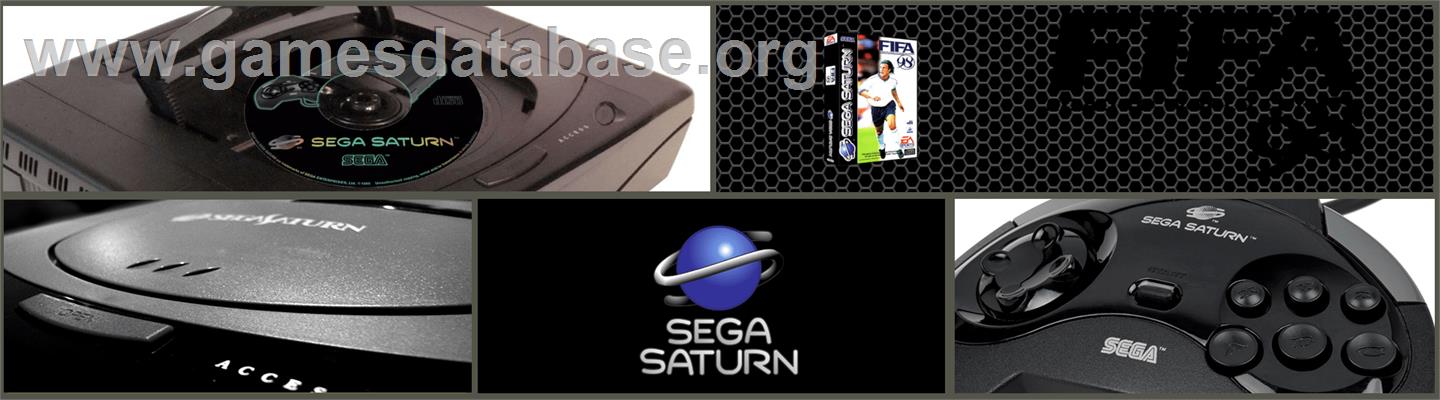 FIFA 98: Road to World Cup - Sega Saturn - Artwork - Marquee