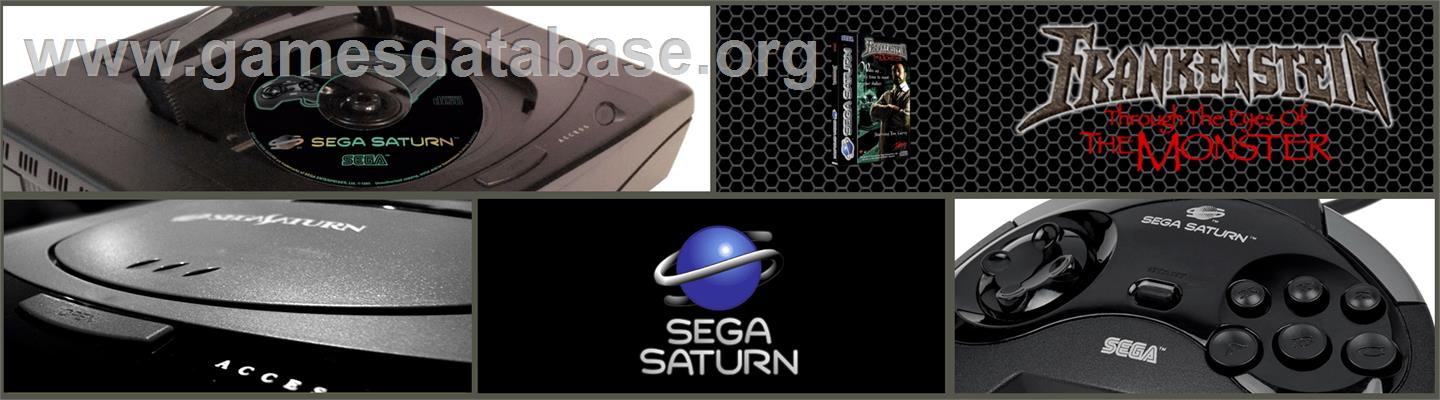 Frankenstein: Through the Eyes of the Monster - Sega Saturn - Artwork - Marquee