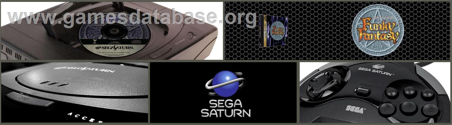 Funky Fantasy - Sega Saturn - Artwork - Marquee