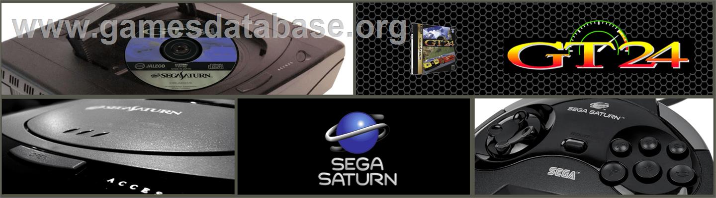 GT24 - Sega Saturn - Artwork - Marquee