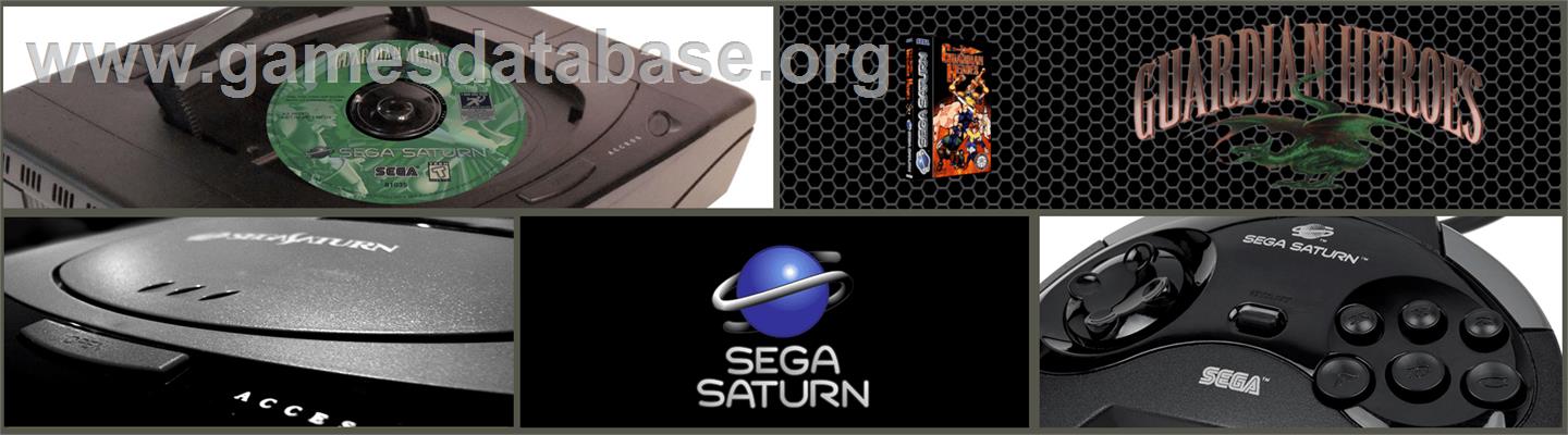 Guardian Heroes - Sega Saturn - Artwork - Marquee