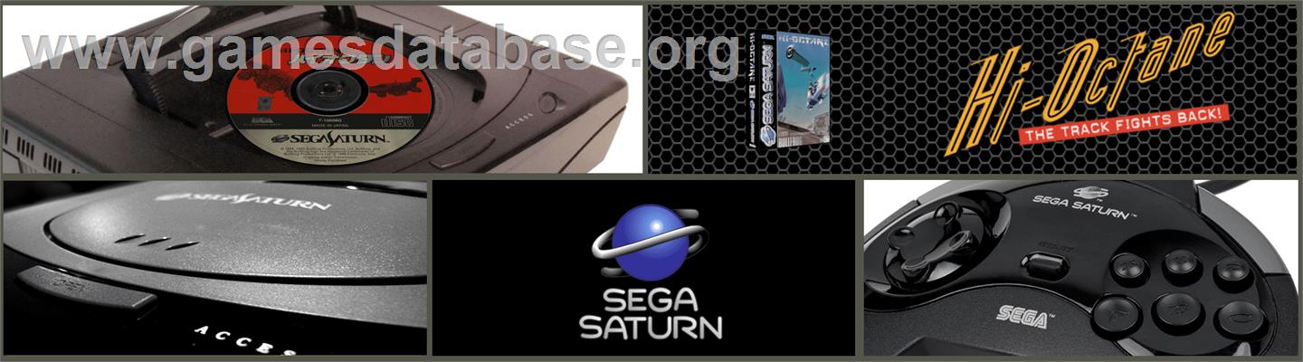 Hi-Octane - Sega Saturn - Artwork - Marquee