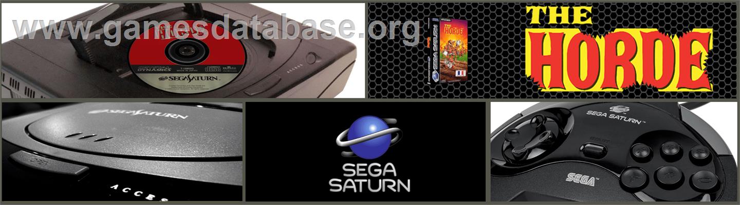Horde - Sega Saturn - Artwork - Marquee
