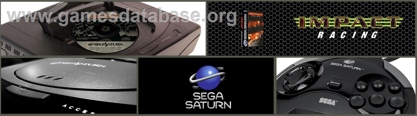 Impact Racing - Sega Saturn - Artwork - Marquee
