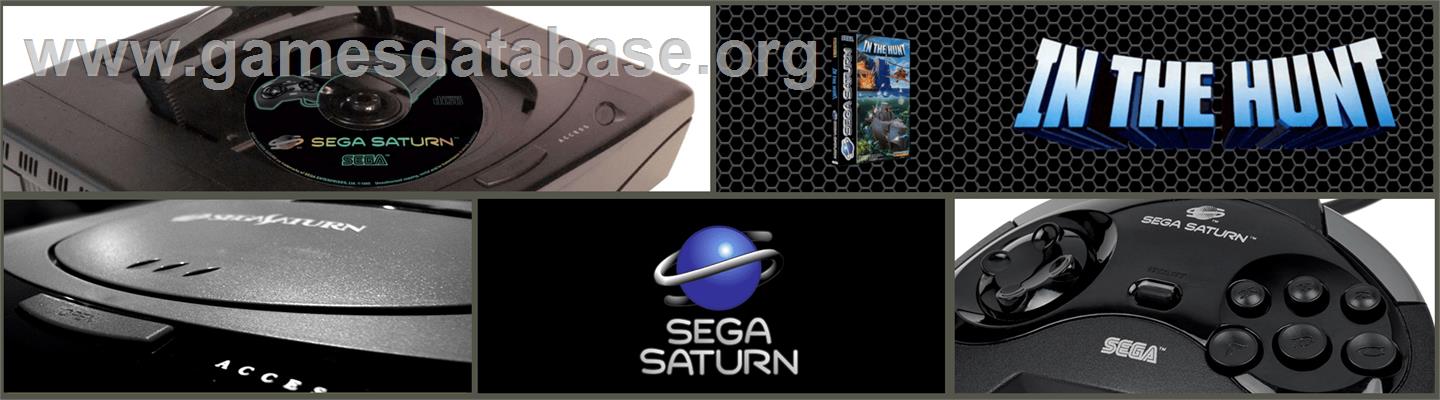 In The Hunt - Sega Saturn - Artwork - Marquee
