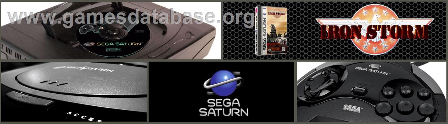 Iron Storm - Sega Saturn - Artwork - Marquee