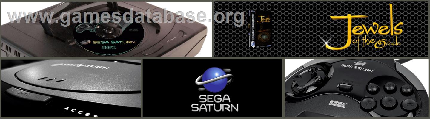 Jewels of the Oracle - Sega Saturn - Artwork - Marquee