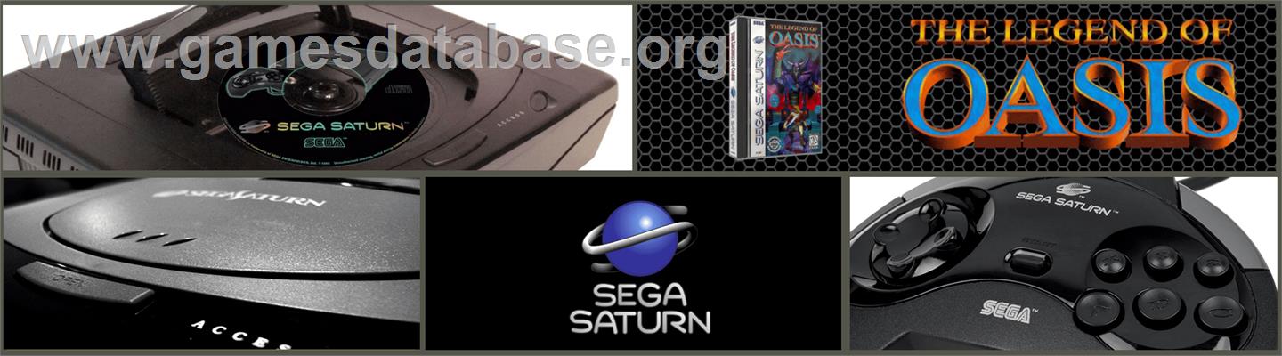 Legend of Oasis - Sega Saturn - Artwork - Marquee