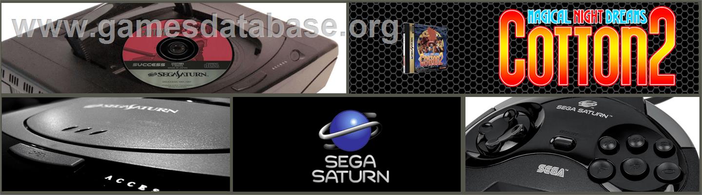 Magical Night Dreams: Cotton 2 - Sega Saturn - Artwork - Marquee